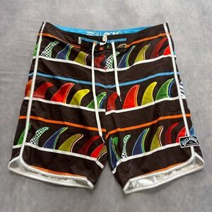 Billabong Donavon Frankenreiter Board Shorts Mens 36 Surf Fin Print Recycler